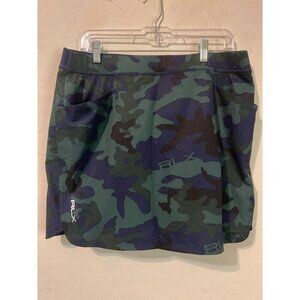 RLX Ralph Lauren Sz L Camouflage Skort Athletic Wear Skirt Shorts
